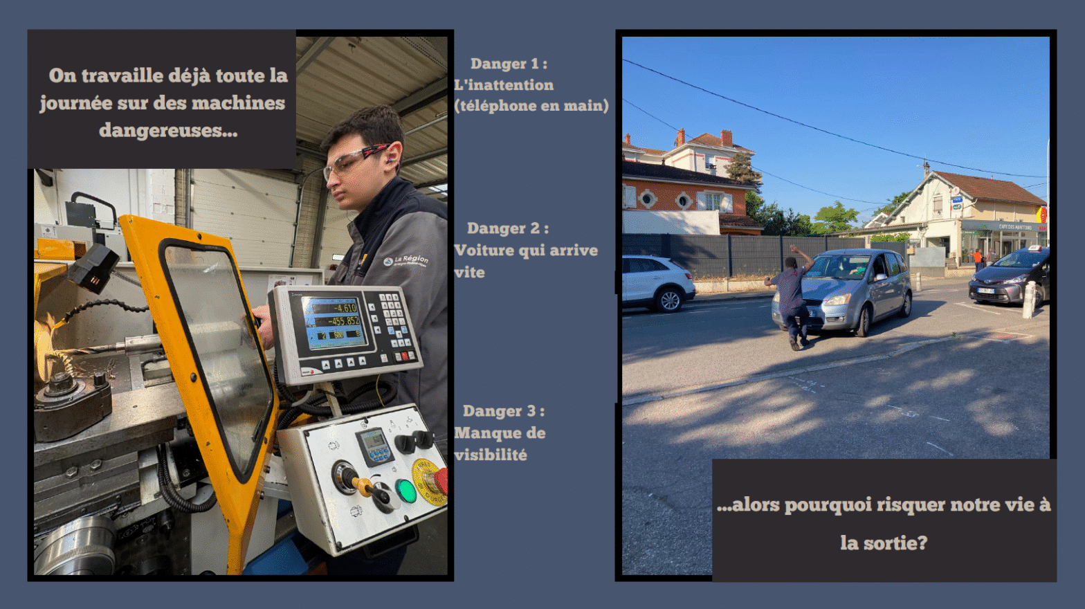 Affiche de l'École de Production La Fabrique pour le concours VIA